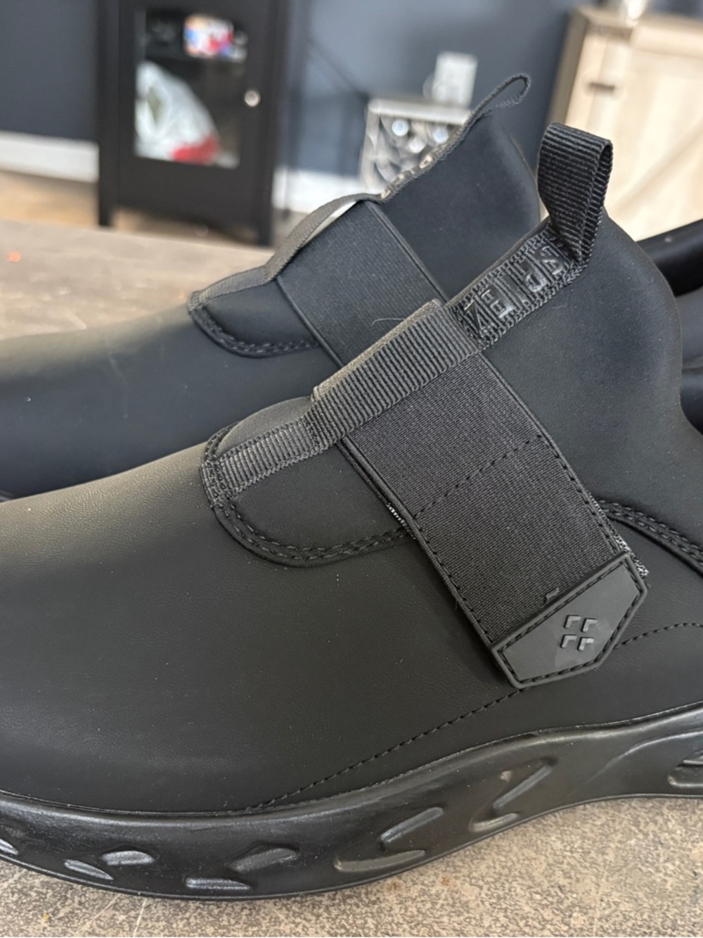 Men's Black Slip-On Casual Comfort Loafers